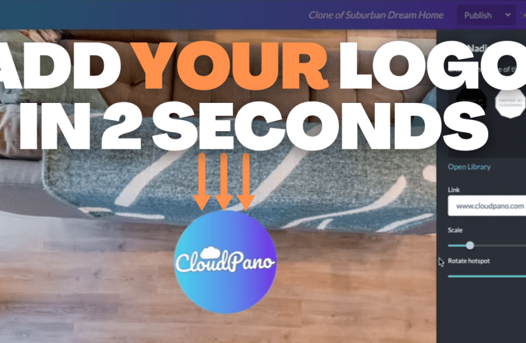 How to Remove Tripod/Nadir In Seconds By Adding Your Own Custom Logo On Your 360 Photos
