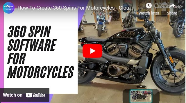 How To Create 360 Spins For Motorcycles – CloudPano Automotive 360 Spin Software